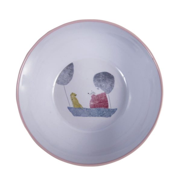 sebra Melamin-Kindergeschirr, Schale, In the Sky, altrosa 7001208 - 01