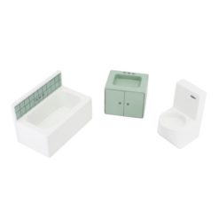 Sebra Puppenhaus Badezimmer Set