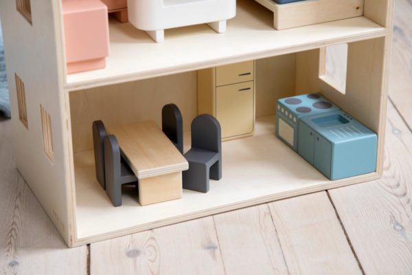 Sebra Puppenhaus Küche Nahaufnahme