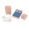 Sebra Puppenhaus Schlafzimmer Set