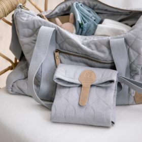 Sebra Wickelunterlage, abgesteppt, elephant grey 8013308 - 02
