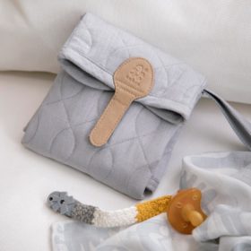 Sebra Wickelunterlage, abgesteppt, elephant grey 8013308 - 03