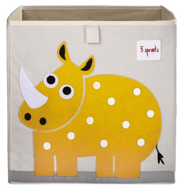 3 sprouts Aufbewahrungsbox Nashorn, 33cm