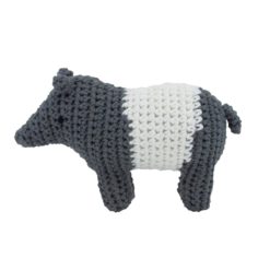 Sebra Häkel-Rassel Tip der Tapir, shadow grey 01