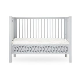 Cam Cam Babybett Harlekin „Grau“ mit geschlossenen Enden 03