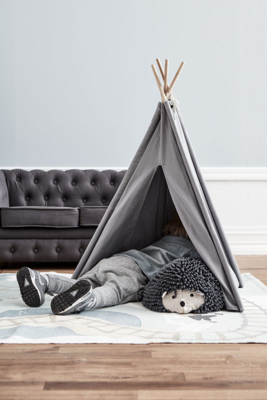 Kids Concept Tipi Zelt Mini grau Mood 1