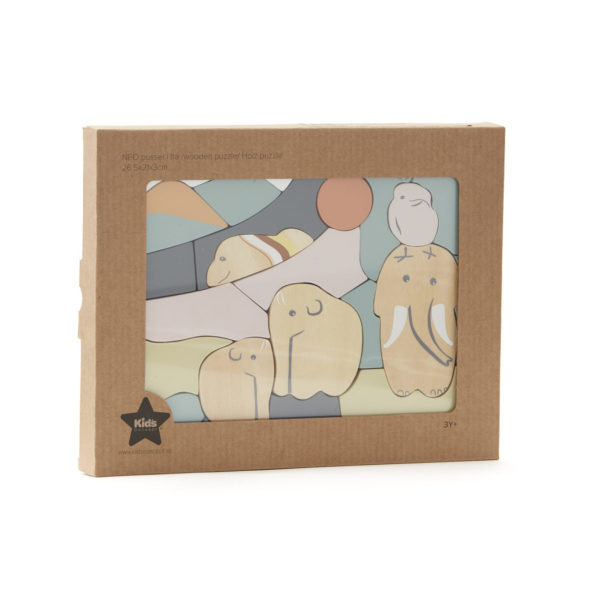 Kids Holzpuzzle Neo mit Karton