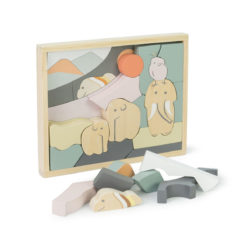 Kids Holzpuzzle Neo seitlich lose