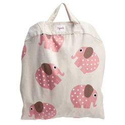 3 sprouts Spielzeugmatte Elefant pink als Tasche