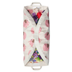 3 sprouts Spielzeugmatte Elefant pink gefalltet