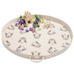 3 sprouts Spielzeugmatte Eule mit Spielzeug