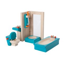 PlanToys Badezimmer Neo Puppenhausmöbel-Set