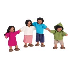 PlanToys Puppenfamilie Latino, Puppenhauspuppen