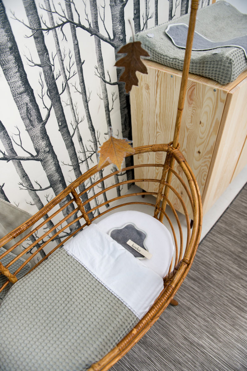 koeka Babydecke Oslo steel grey / pebble, 75x100cm – Bild 2