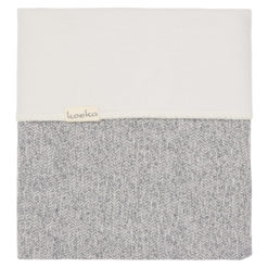 koeka Babydecke Vigo Fannel sparkle grey : pebble, 70x100cm