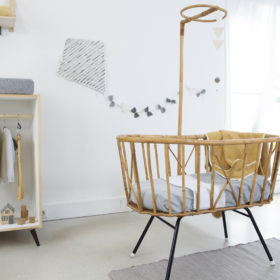 koeka Babydecke Vigo Fannel sparkle grey : pebble, 70x100cm in Wiege
