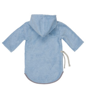 koeka Bademantel Dijon soft blue Rücken