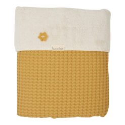 koeka Kinderdecke Oslo ochre : pebble grey, 100x150cm