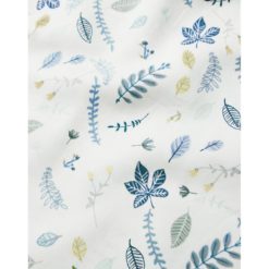 Cam Cam Baby Bettwäsche „Pressed Leaves Blue“ Muster