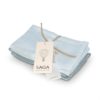 Saga Copenhagen Musselin-Waschlappen Birta, Ice Blue