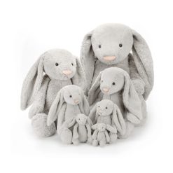 Jellycat Kuscheltier Bashful Silver Bunny alle Größen