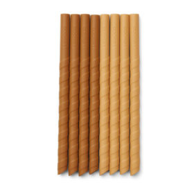 Liewood Zoe Strohhalme „Yellow mix“ aus Silikon, 8er-Set