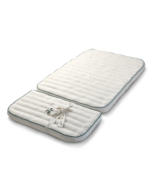 Cocoon Bio Kapok-Matratzenerweiterung für das Sebra, Baby- & Juniorbett 72×44cm