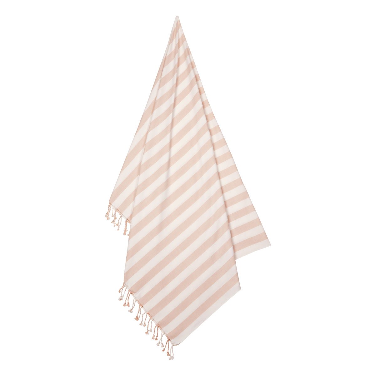Liewood Mona Hammam-Strandtuch „Sorbet rose : creme“, 100x160cm