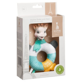 Sophie la girafe® Shake & Chew Rassel mit Karton