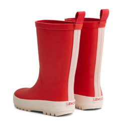 Liewood River Regenstiefel „Apple red : creme“ hinte