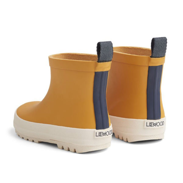 Liewood Tekla Regenstiefel „Yellow mellow : creme“ hinten
