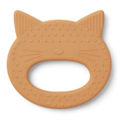 Liewood Gemma Beißring „Cat mustard“, Silikon