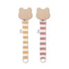 Liewood Sia Schnullerkette „mustard : creme“, 2er-Set