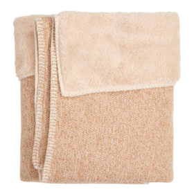 koeka Babydecke Vigo Teddy „caramel“, 75x100cm 02