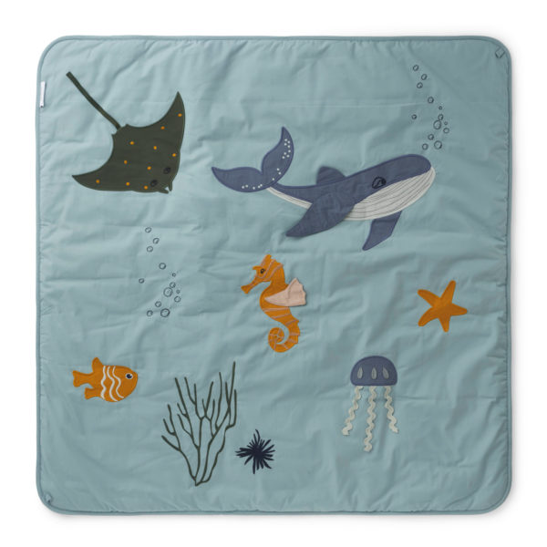 Liewood Activity-Decke Glenn „Sea creature mix“