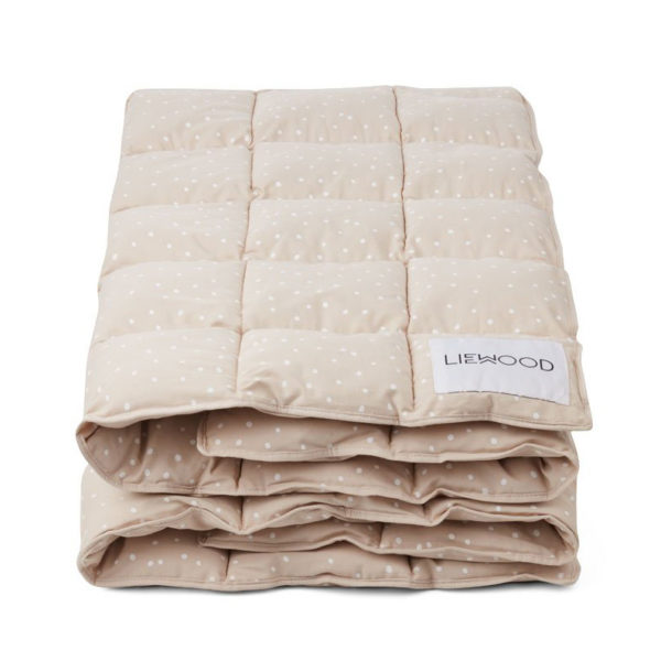 Liewood Debbie Babybettdecke „Confetti sandy“, Bio-Kapok, 70x100cm