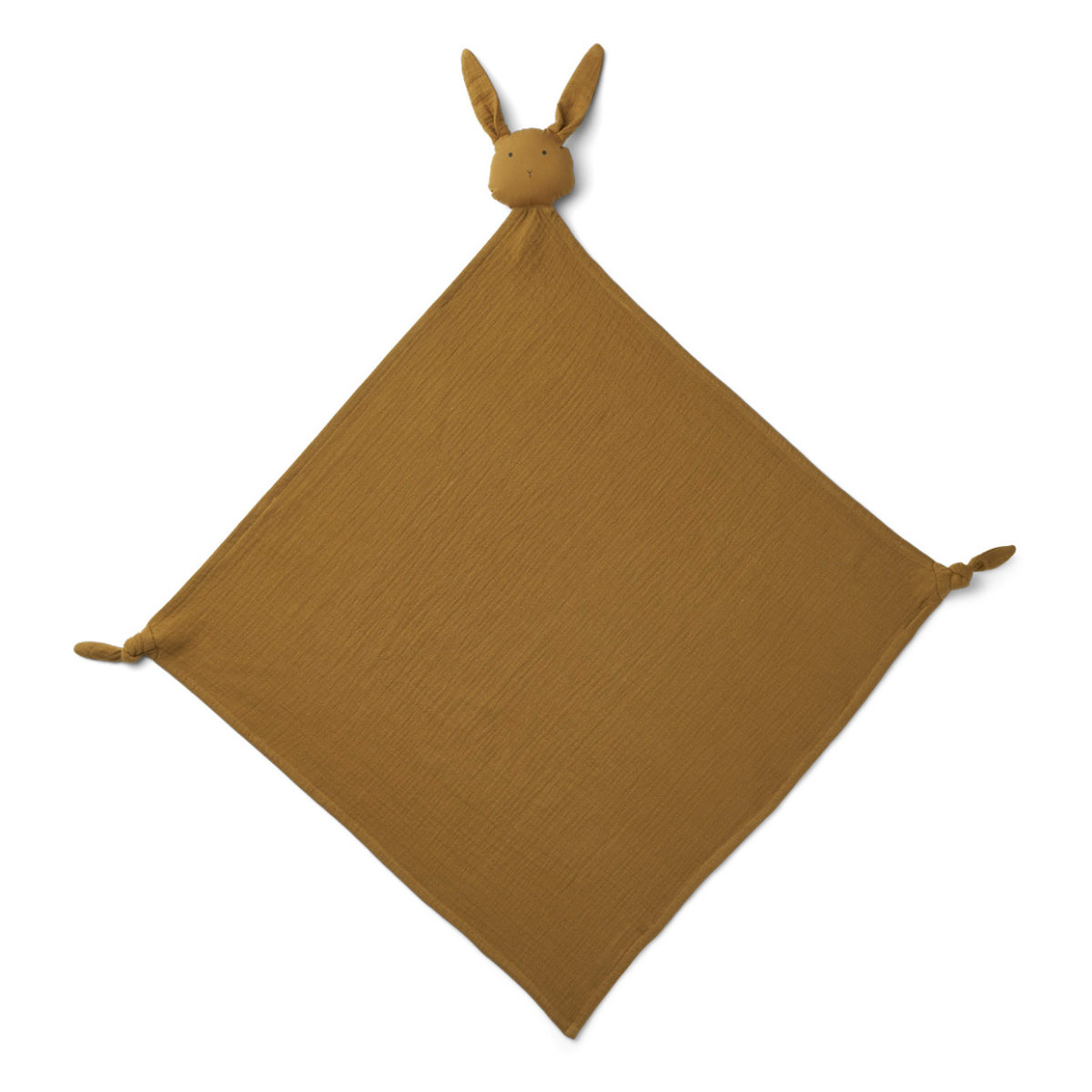 Liewood Robbie Musselin Kuscheltuch „Rabbit olive green“, 60x60cm