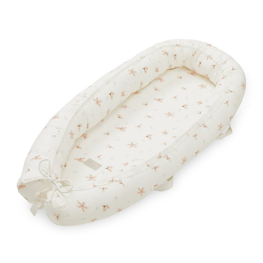 Cam Cam Babynestchen „Windflower Creme“