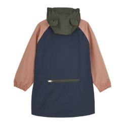 Liewood Blake Regenjacke „Dark rose multi mix“ hinten