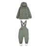 Liewood Dakota Regenbekleidung „Panda faune green“ vorn