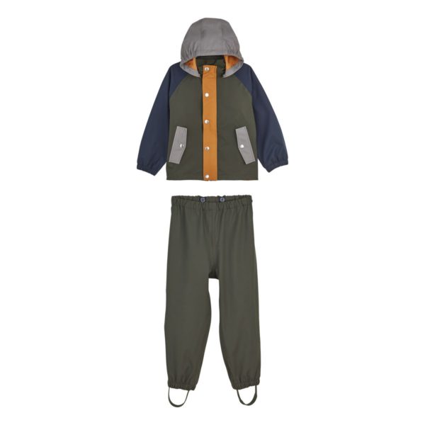 Liewood Parker Regenbekleidung „Hunter green multi mix“