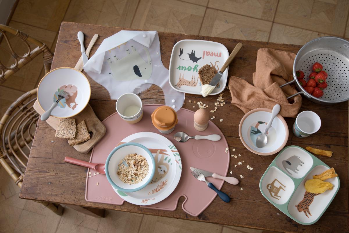 DELISTED Sebra Silikon Platzdeckchen, Fanto der Elefant, „Blossom Pink“ – Bild 3