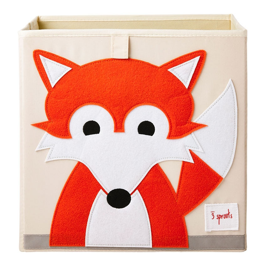 3 sprouts Aufbewahrungsbox Fuchs, 33cm