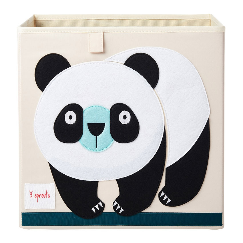 3 sprouts Aufbewahrungsbox Panda, 33cm