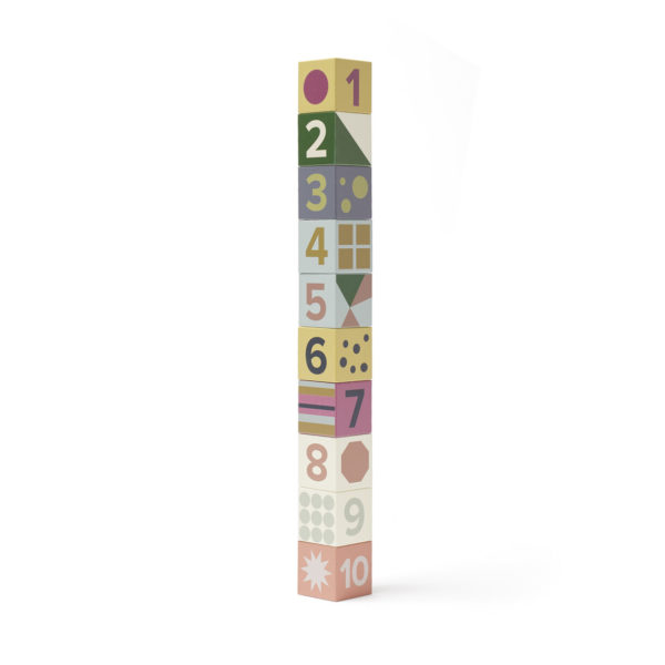 Kids Concept Holzklötze Edvin, 10 Stück, Stapelblöcke