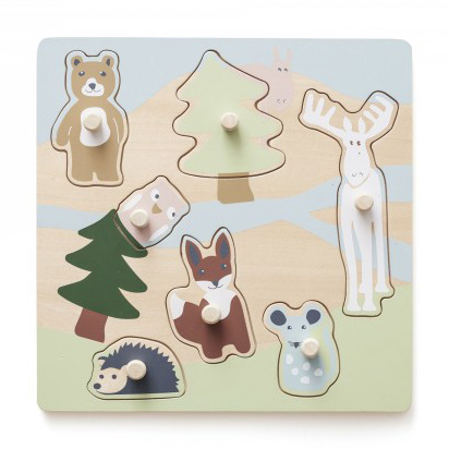 Kids Concept Knopfpuzzel Edvin 7-teilig