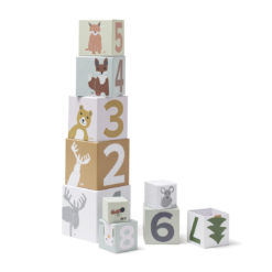 Kids Concept Stapelwüfel 1-10 Edvin aus Pappe