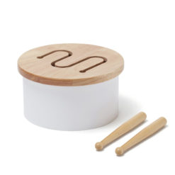 Kids Concept Trommel klein weiß, Ø16,5cm