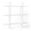 Kids Concept Wandregal 3 Ebenen 70x70 cm weiß