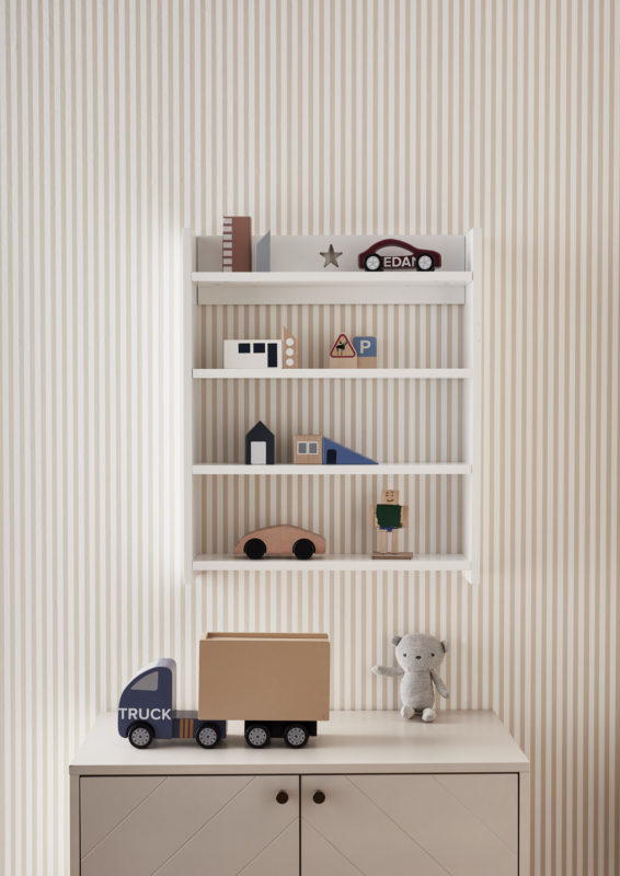 Kids Concept Wandregal „Star“ weiß aus Holz Mood 1